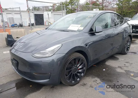 2023 Tesla Model Y Performance Dual Motor All-Wheel Drive from USA, damaged, VIN 7SAYGDEF1PF833369